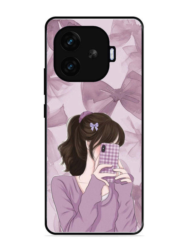 iQoo Neo 10R 5G Pinky Girl taking selfie