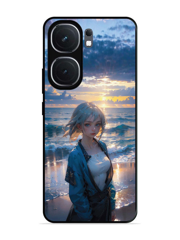 iQoo Neo 9 Pro Anime Girl Beach Ocean Waves