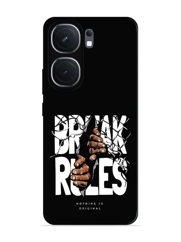 iQoo Neo 9 Pro Break Rules Gritty Typography Art
