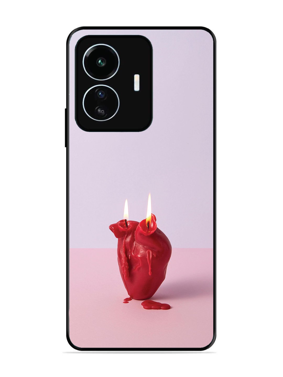 Iqoo Z6 Lite A Lighted Heart Candle