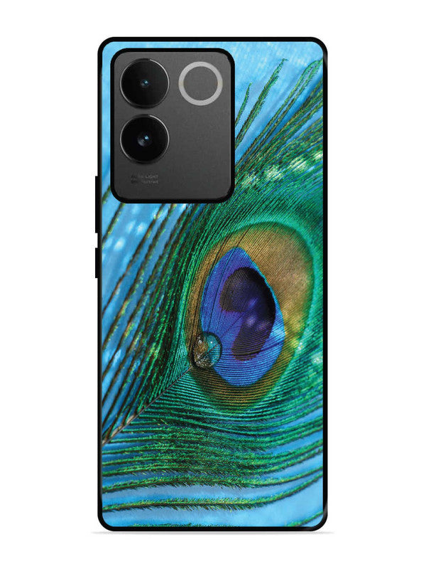 iQoo Z7 Pro 5G A drop on Peacock Feather