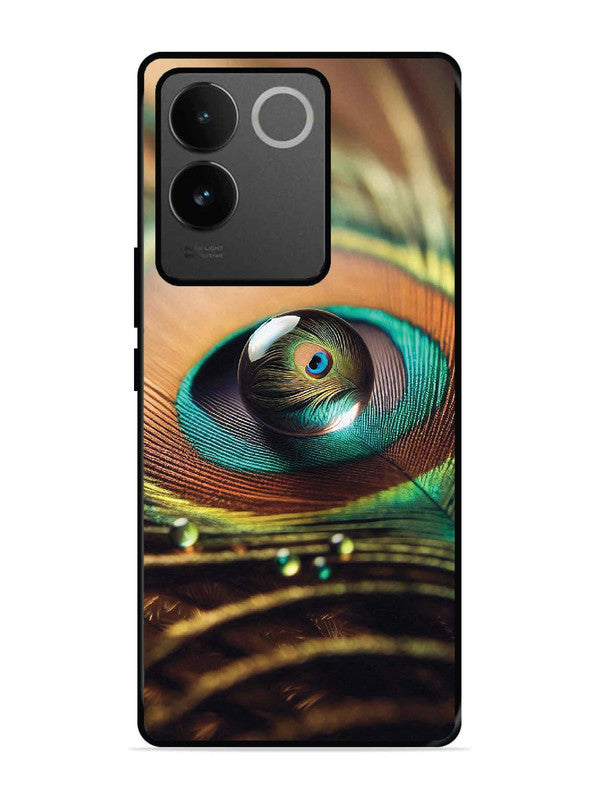 iQoo Z7 Pro 5G Water Drop On Peacock Feather
