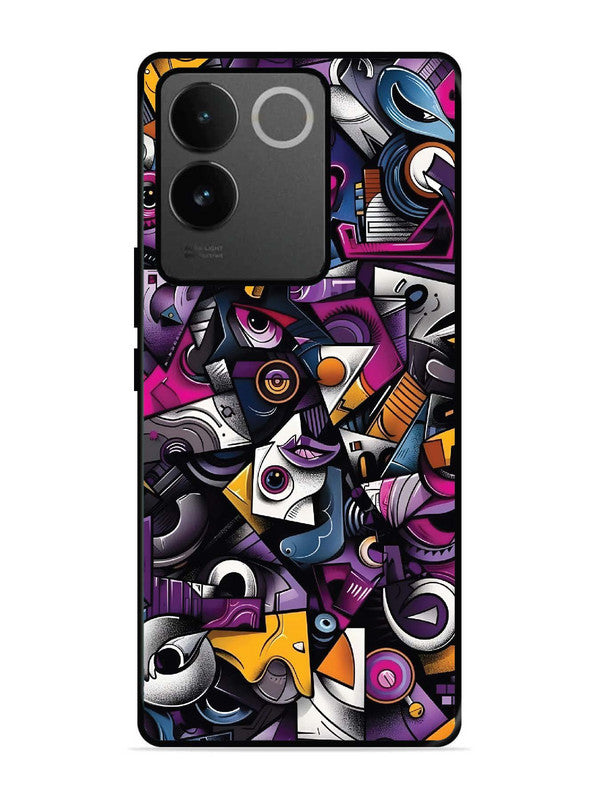 iQoo Z7 Pro 5G Abstract Geometric Graffiti Chaos