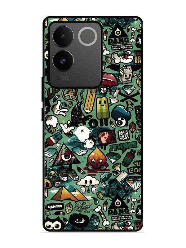 iQoo Z7 Pro 5G Pop Art Doodle Graffiti Collage