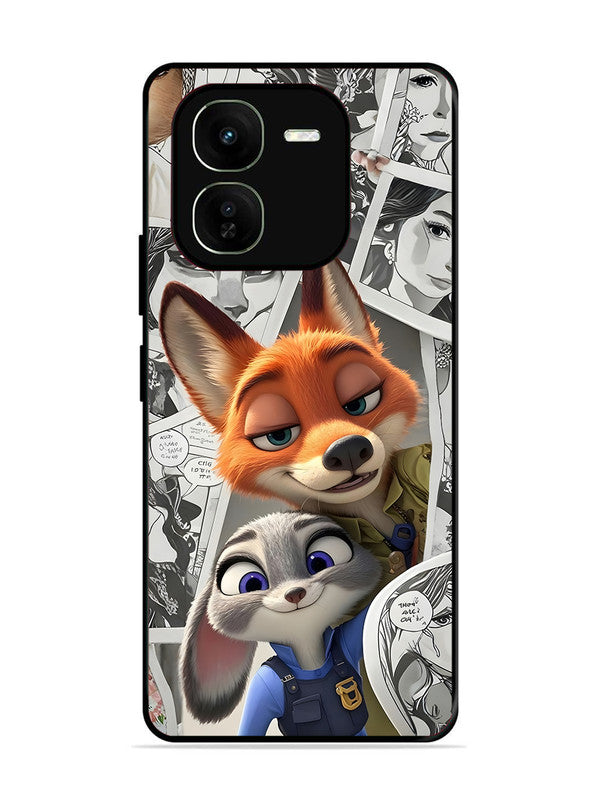 iQoo Z9x 5G | 2D Metal | Cute Nick wilde and judy hopps | IQ-Z9x-439