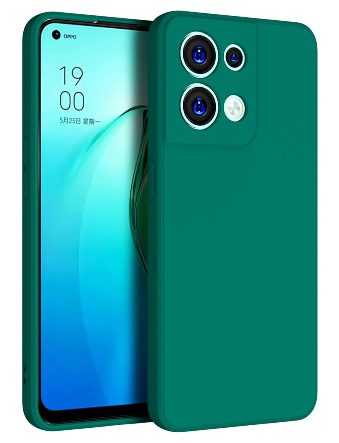Oppo Reno 8 5g Silicone Case Green