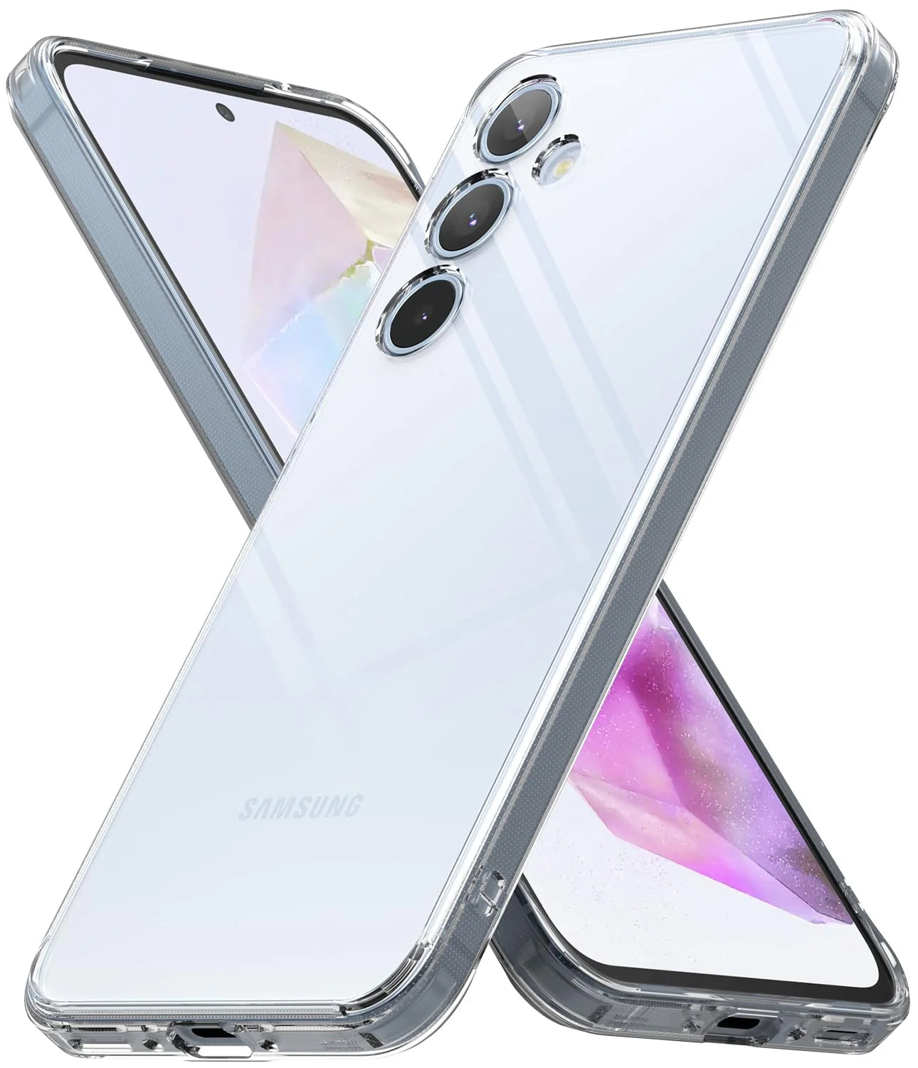 Samsung Galaxy M35 5G Transparent Case Flexible, Transparent