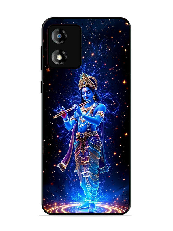 Motorola Moto E13 | 2D Metal | Krishna with Flute | MO-E13-455