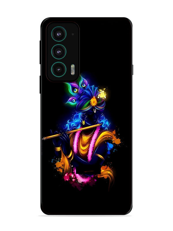 Motorola Edge 20 | 2D Metal | Krishna Playing Flute | MO-E20-460