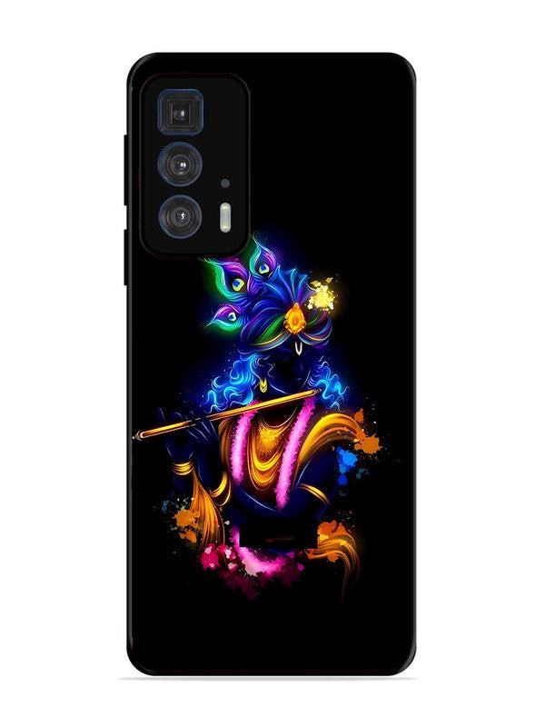 Motorola Edge 20 Pro | 2D Metal | Krishna Playing Flute | MO-E20P-460