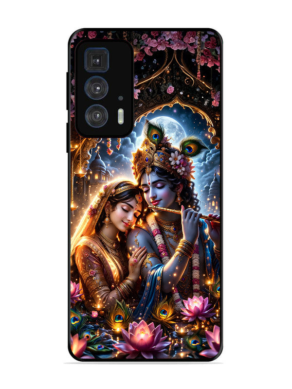 Motorola Edge 20 Pro | 2D Metal | Radha Krishna Enjoying Flute 2 | MO-E20P-461