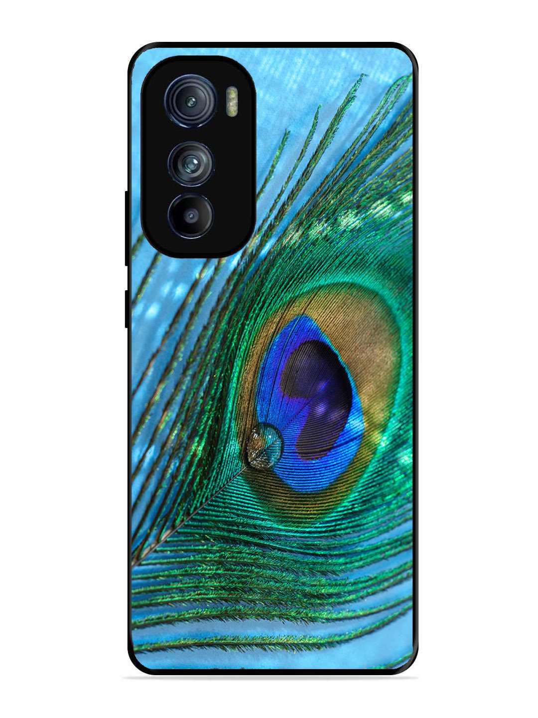 Motorola Moto Edge 30 A drop on Peacock Feather