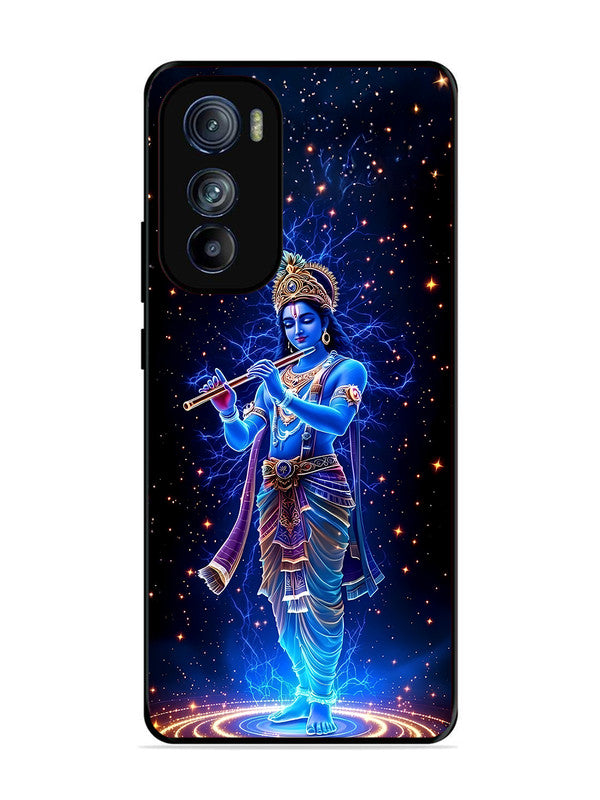 Motorola Edge 30 | 2D Metal | Krishna with Flute | MO-E30-455