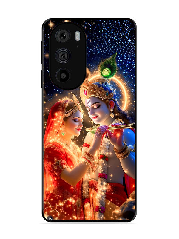 Motorola Edge 30 Pro | 2D Metal | Radha Krishna posing with flute | MO-E30P-462
