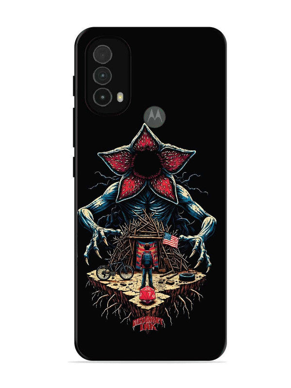 Motorola Moto E40 Stranger Things demogorgon