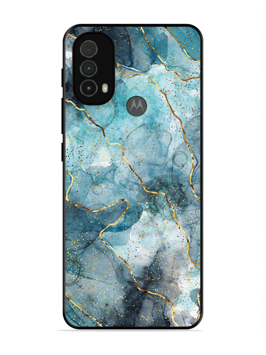Motorola Moto E40 Oceanic Golden Strip Marble