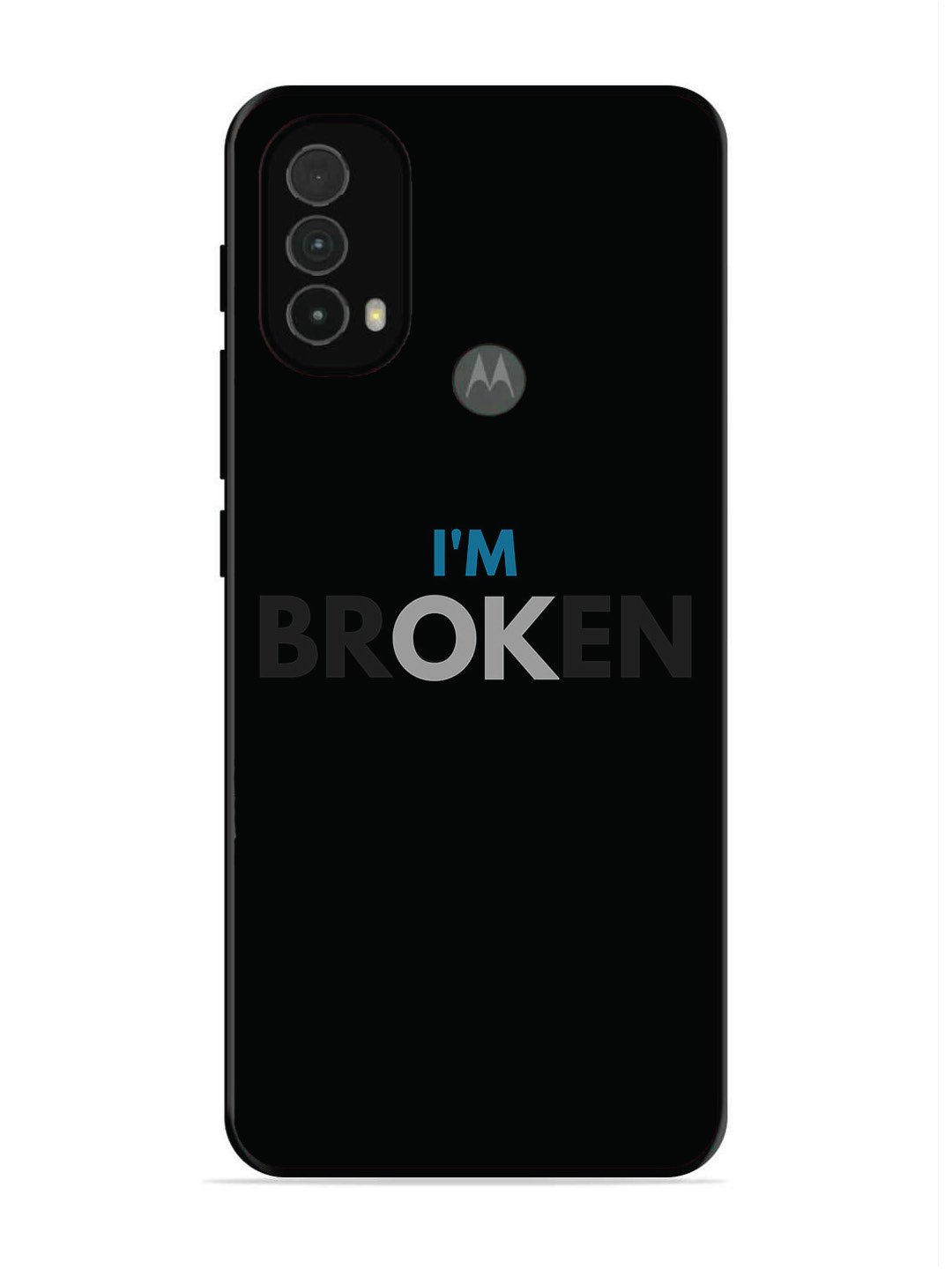 Motorola Moto E40 I'm Broken Dark Theme