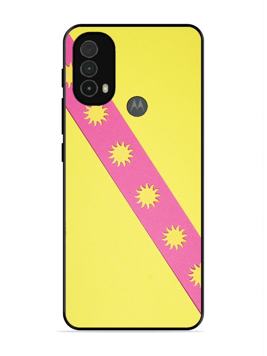 Motorola Moto E40 Pick Strip on Yellow Colour