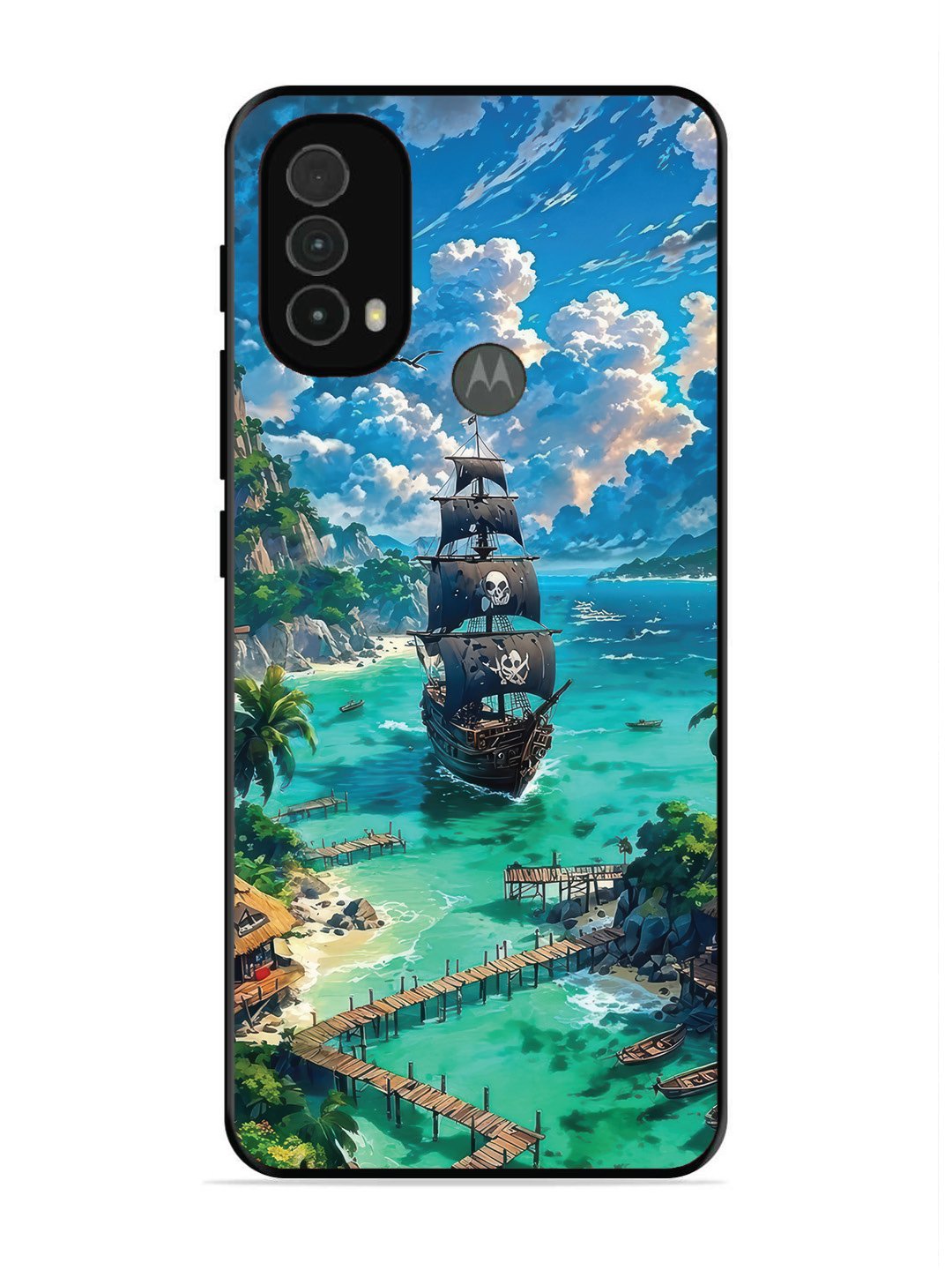 Motorola Moto E40 Pirate Ship Island