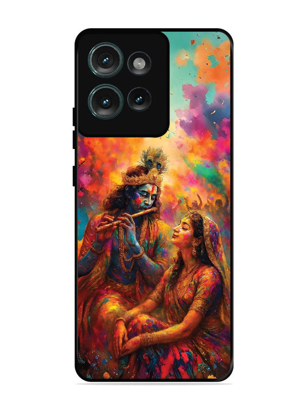 Motorola Edge 50 | 2D Metal | Radha Krishna Playing Flute | MO-E50-433