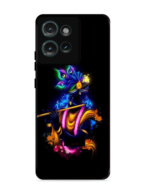 Motorola Edge 50 | 2D Metal | Krishna Playing Flute | MO-E50-460