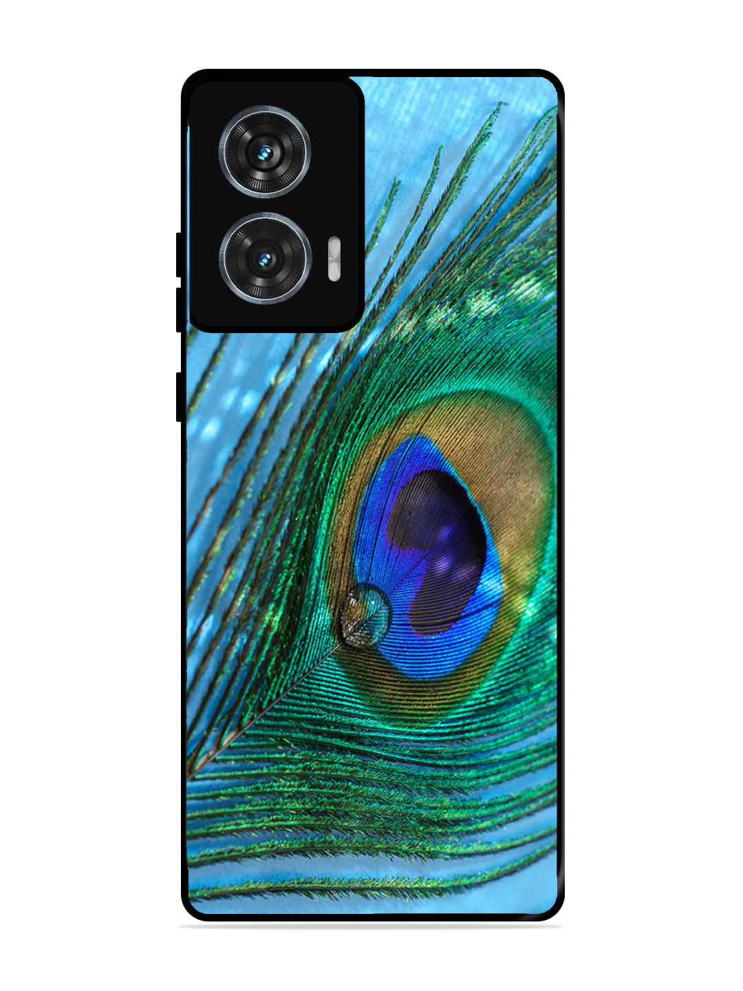 Motorola Moto G85 A drop on Peacock Feather