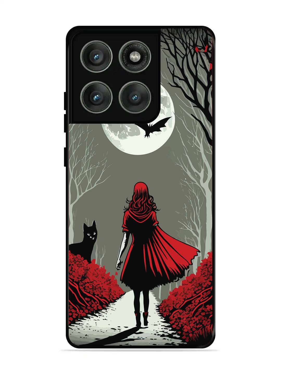 Motorola Edge 60 Pro 5G Scarlet Girl in Red Forest