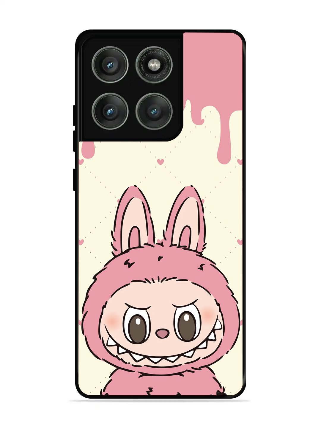 Motorola Edge 60 Pro 5G Labubu Closeup Pink