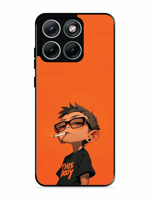 Motorola Edge 70 Fusion Vibrant Orange Attitude Cartoon