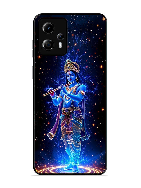 Motorola Moto G13 | 2D Metal | Krishna with Flute | MO-G13-455