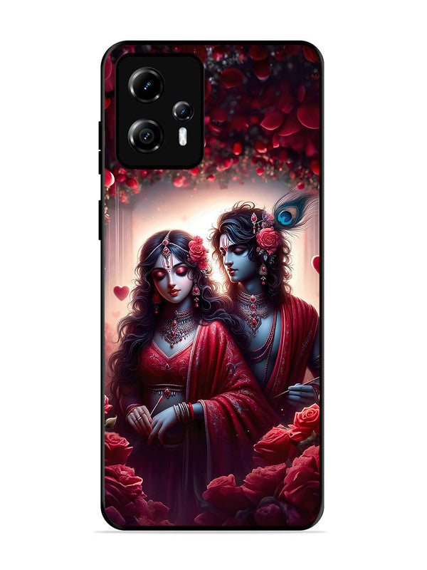 Motorola Moto G13 | 2D Metal | Couples in Red theme like Radha Krishna | MO-G13-458