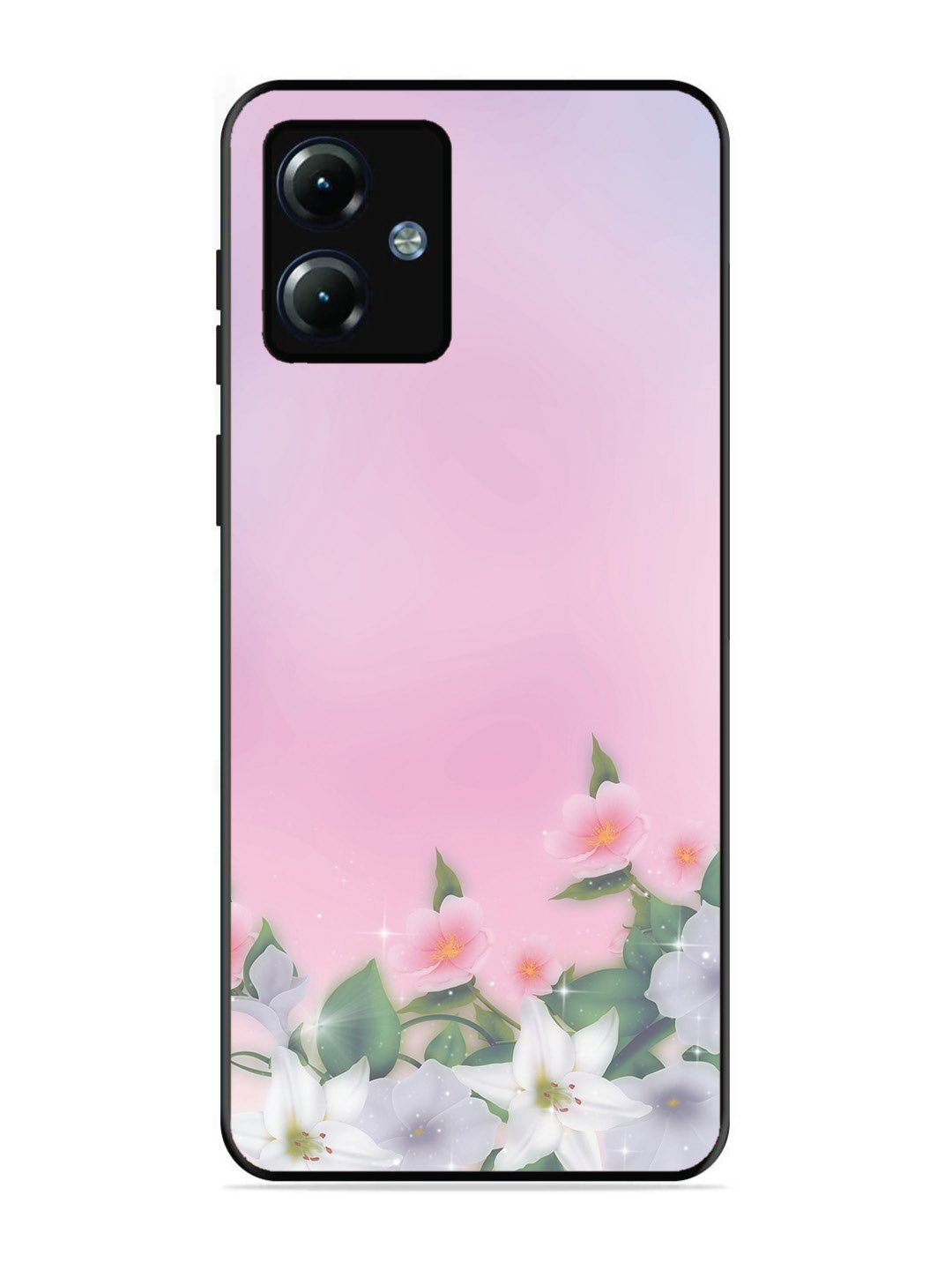 Motorola Moto G14 Pink Floral Elegance