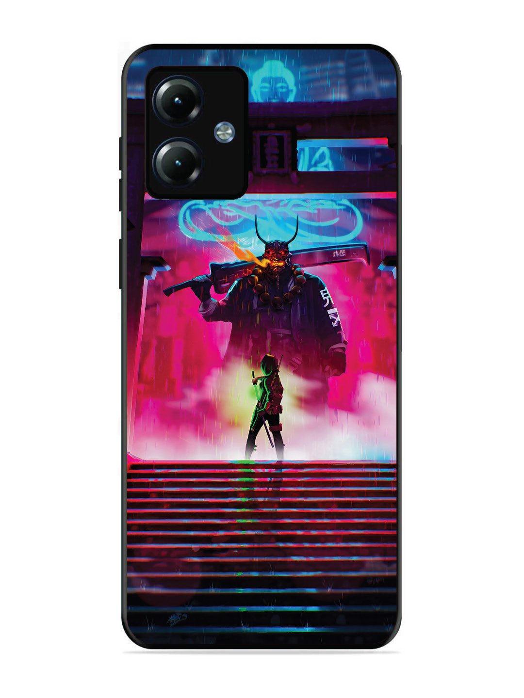 Motorola Moto G14 Cyberpunk Yokai Monster