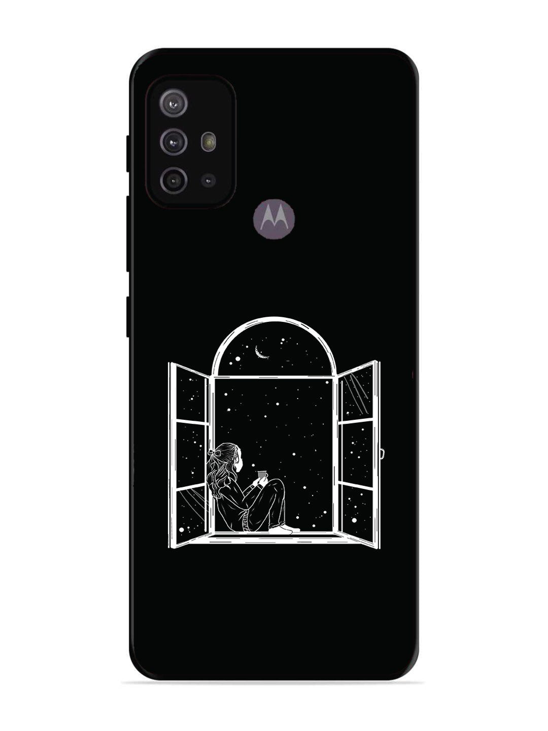 Motorola Moto G30 Little Girl on Window