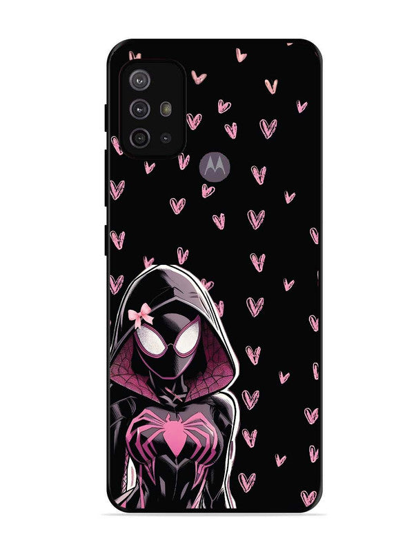 Motorola Moto G30 Spidergirl with hearts
