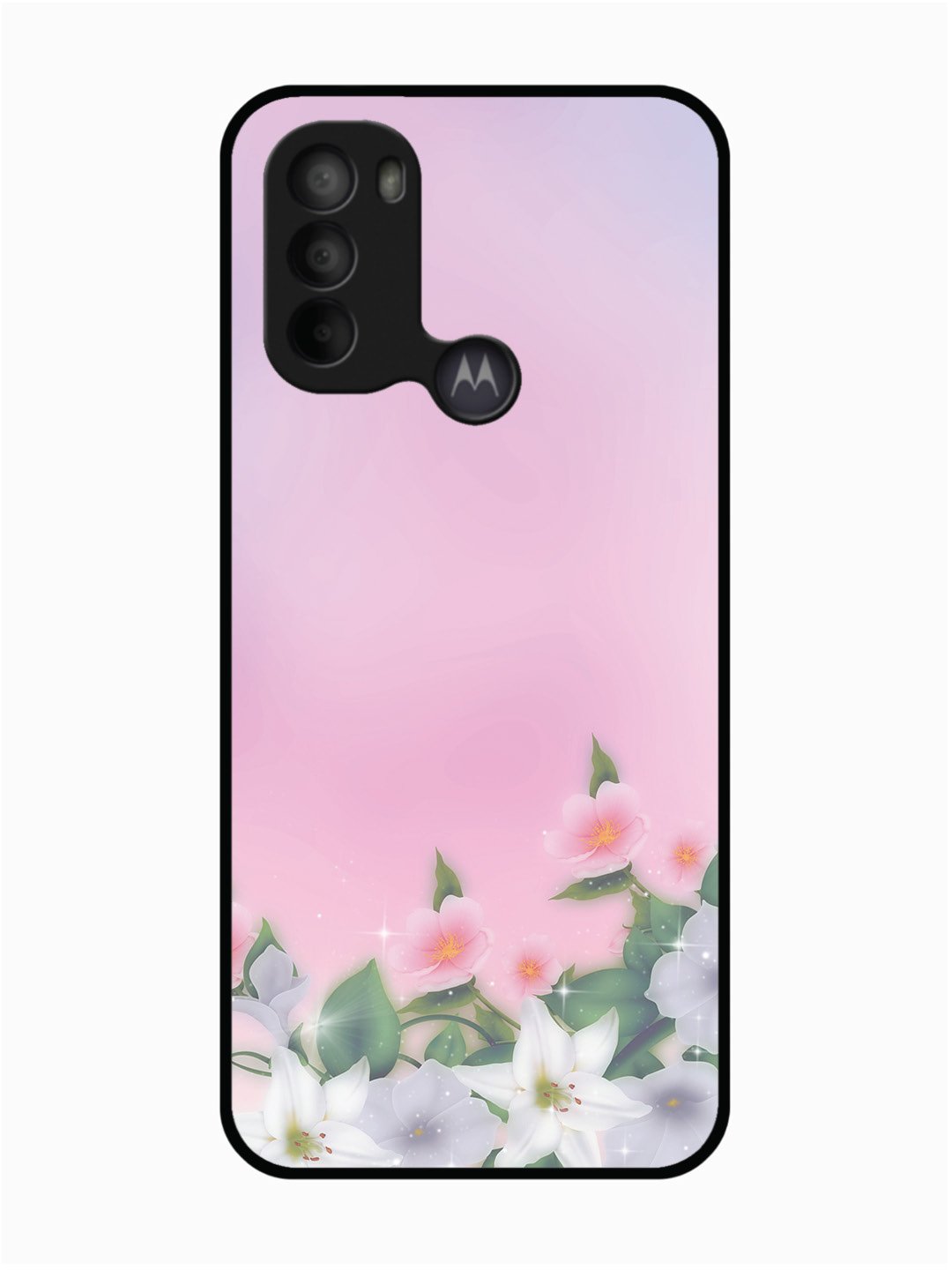 Motorola Moto G31 Pink Floral Elegance