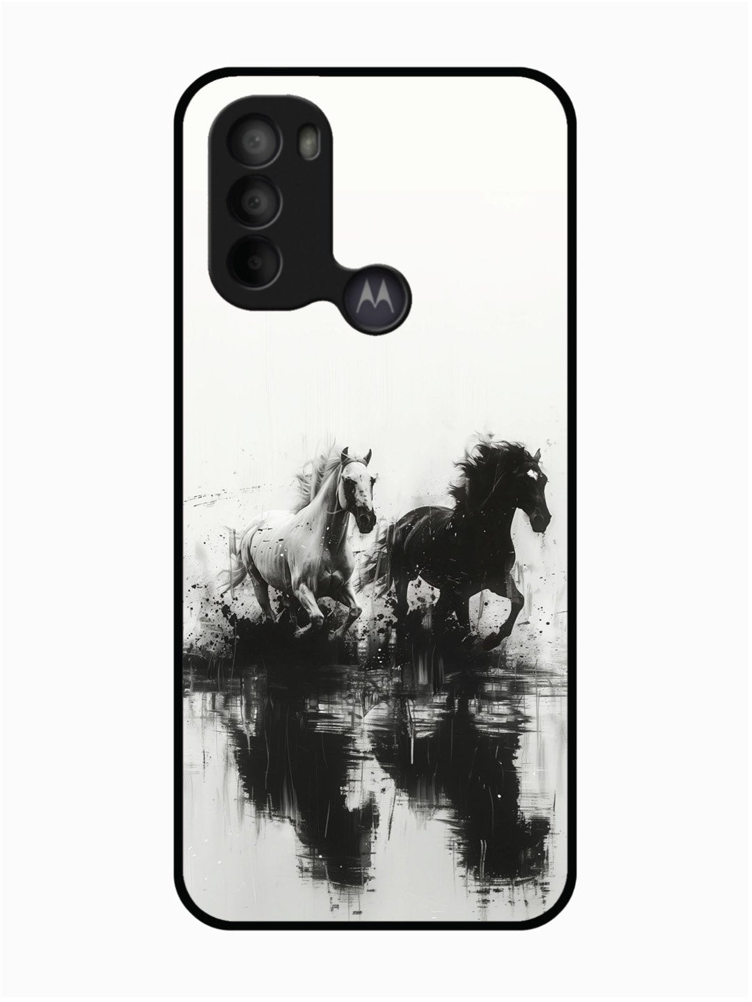 Motorola Moto G31 Black & White Horse