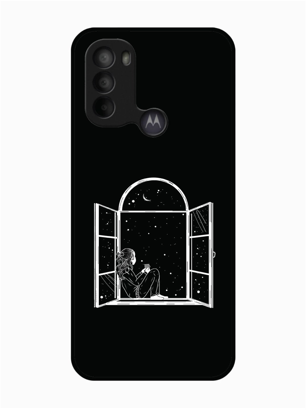 Motorola Moto G31 Little Girl on Window