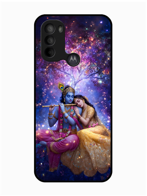 Motorola Moto G31 | 2D Metal | Radha Krishna Enjoying Flute | MO-G31-459