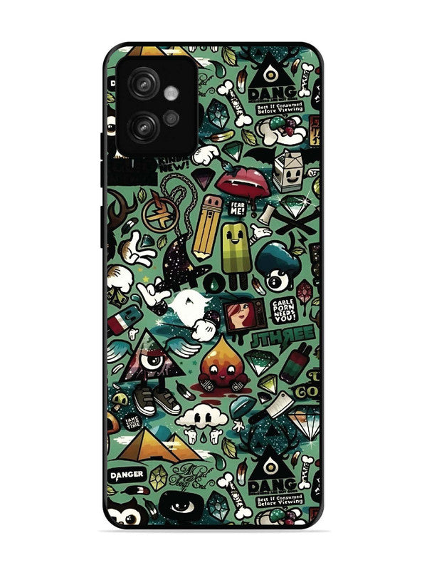 Motorola Moto G32 Pop Art Doodle Graffiti Collage