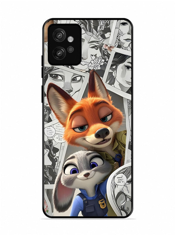 Motorola Moto G32 Cute Nick wilde and judy hopps