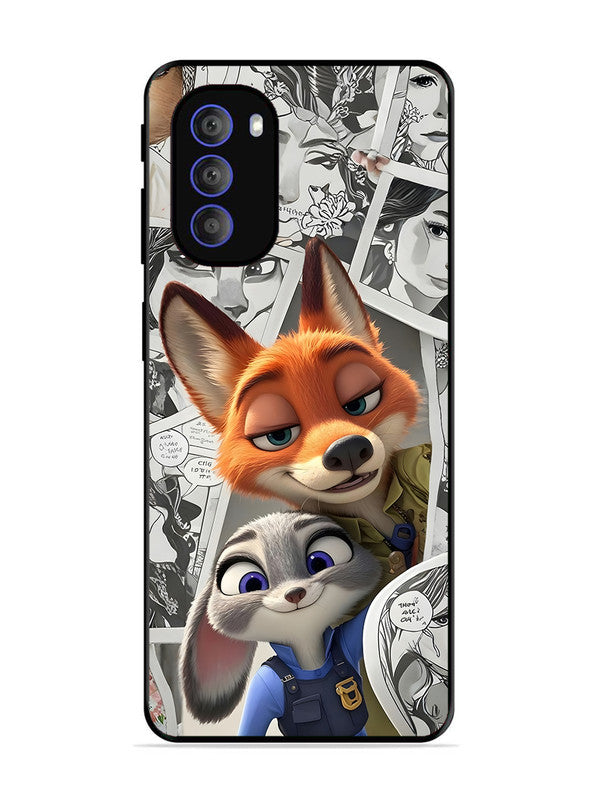 Motorola Moto G51 5G Cute Nick wilde and judy hopps
