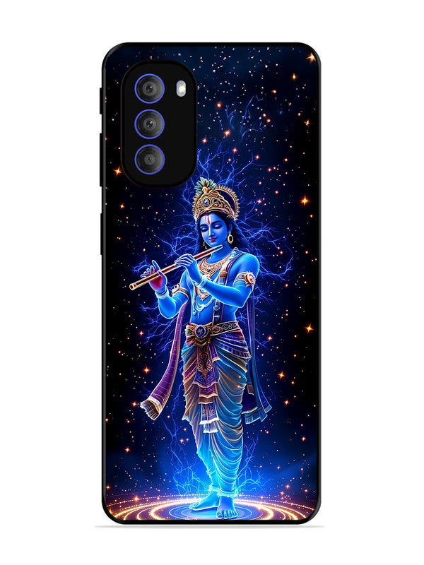 Motorola Moto G51 5G | 2D Metal | Krishna with Flute | MO-G51-455