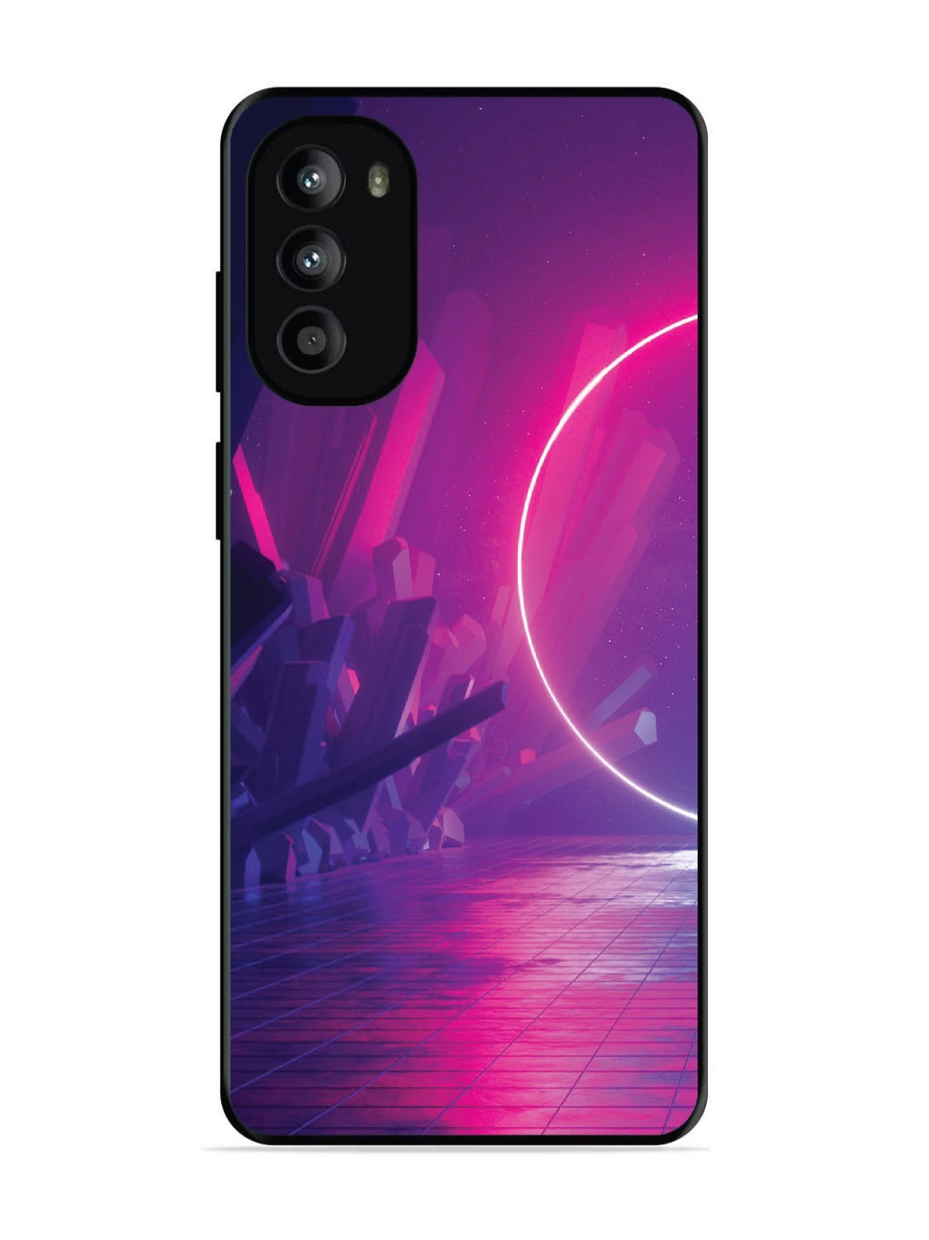 Motorola Moto G62 5G abstract with Neon Light