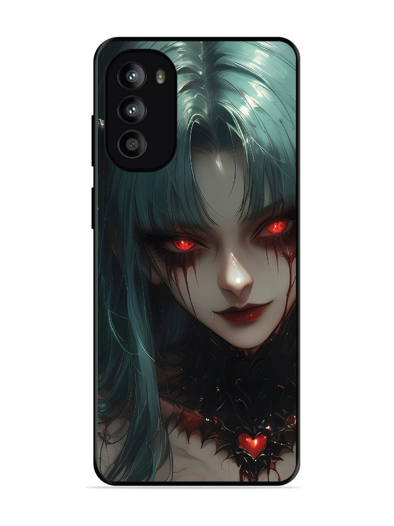 Motorola Moto G62 5G succubus-demon-anime-girl-red-eyes