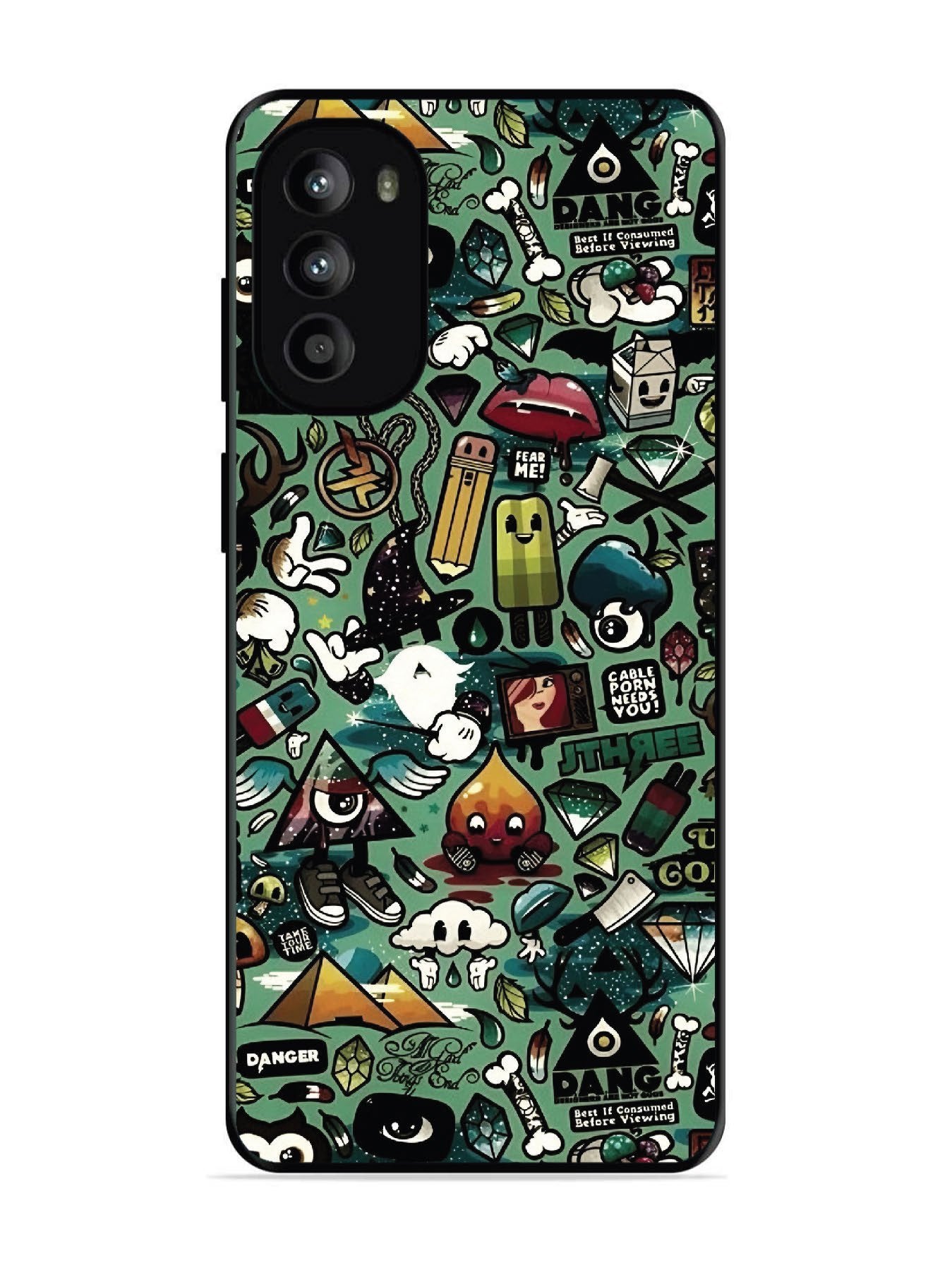 Motorola Moto G62 5G Pop Art Doodle Graffiti Collage