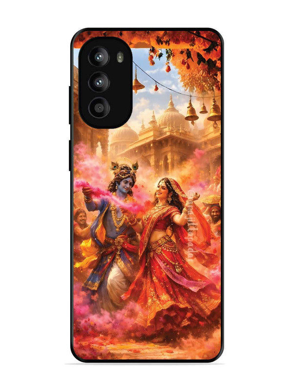 Motorola Moto G62 5G Radha Krishna Playing Holi