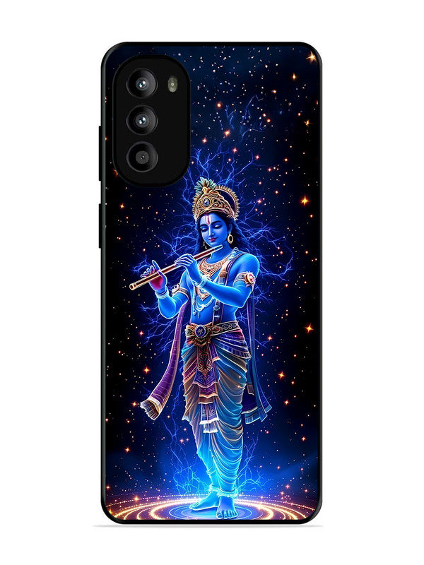 Motorola Moto G62 5G | 2D Metal | Krishna with Flute | MO-G62-455