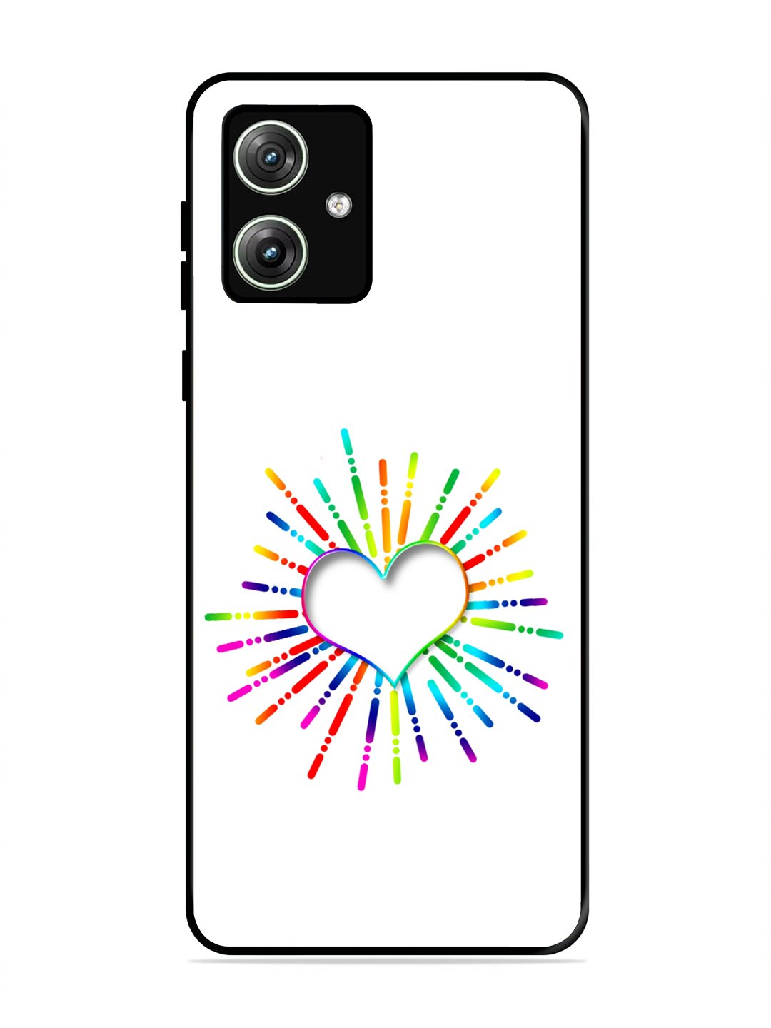 Motorola Moto G64 5g Colourful Heart on White