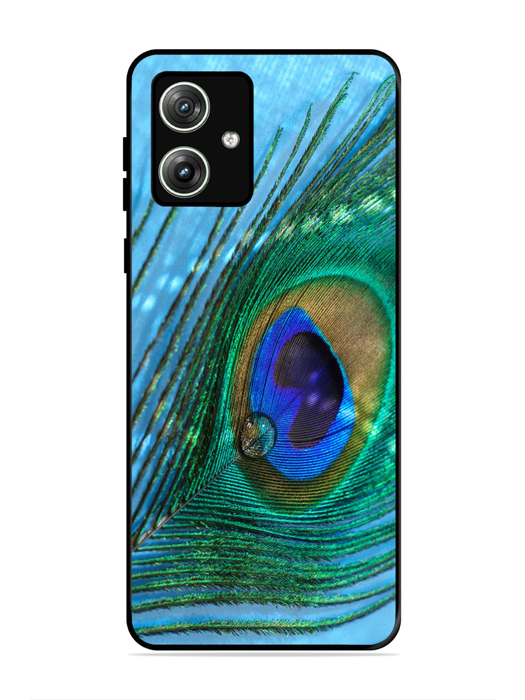 Motorola Moto G64 5g A drop on Peacock Feather
